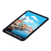 Aangepaste tekst Aveiro Portugal Magneet (Linkerzijde)