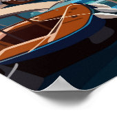 Aangepaste tekst Aveiro Portugal Poster (Hoek)