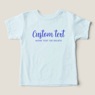 Aangepaste tekst Baby Bella Canvas Tri-blend Ijsbl