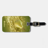 Aangepaste tekst bagagelabel peersplaat (Voorkant horizontaal)