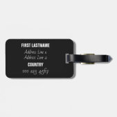 Aangepaste tekst bagagelabels voor Piano-muziek (Achterkant horizontaal)