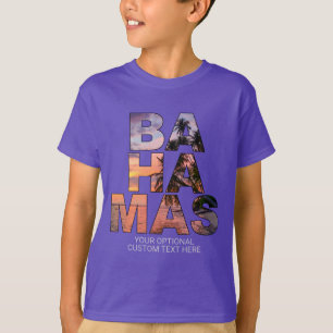 Aangepaste tekst BAHAMAS-shirten T-shirt