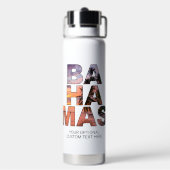 Aangepaste tekst BAHAMAS Waterfles (Achterkant)