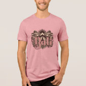 Aangepaste tekst Bali Tri-Blend Shirt (Voorkant)