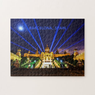 Aangepaste tekst BARCELONA-fotopuzzel Legpuzzel