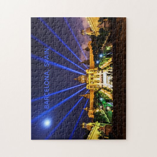 Aangepaste tekst BARCELONA-fotopuzzel Legpuzzel (Verticaal)