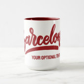 Aangepaste tekst Barcelona Mok (Midden)