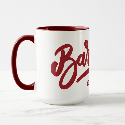 Aangepaste tekst Barcelona Mok (Links)