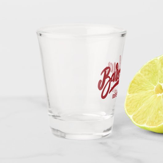 Aangepaste tekst Barcelona Shot Glas (Links)