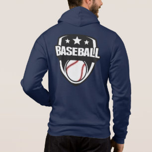 Aangepaste tekst Baseball Hoodie