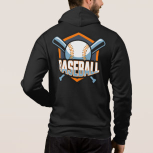 Aangepaste tekst Baseball Hoodie