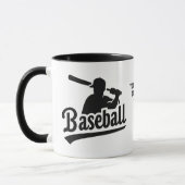 Aangepaste tekst Baseball Mok (Links)