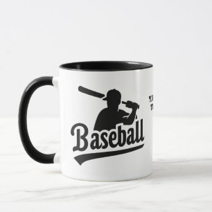 Aangepaste tekst Baseball Mok