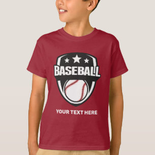 Aangepaste tekst Baseball T-shirt
