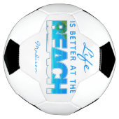 Aangepaste tekst BEACH Voetbal (Gedraaid)