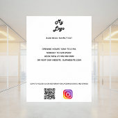 Aangepaste tekst bedrijfs-logo-instagram poster