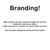 Aangepaste tekst bedrijfs-logo-instagram poster