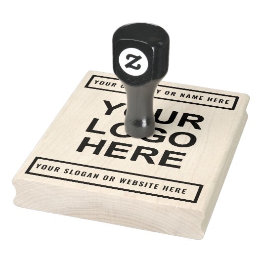 Aangepaste tekst Bedrijfs Logo Rubber Stempel (Stempel)