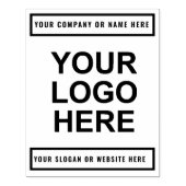 Aangepaste tekst Bedrijfs Logo Rubber Stempel (Afrduk)