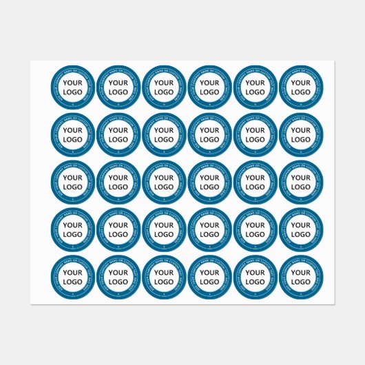 Aangepaste tekst bedrijfsnaam Etiketteert uw kleur Labels (Vel)