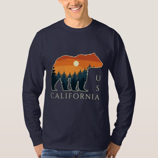 Aangepaste tekst Beer boskleding T-shirt (Voorkant)