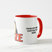 Aangepaste tekst BELIZE Toucan Mok (Voorkant rechts)