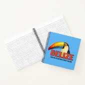 Aangepaste tekst BELIZE Toucan Notitieboek (Binnen)