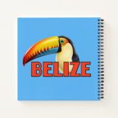Aangepaste tekst BELIZE Toucan Notitieboek (Achterkant)