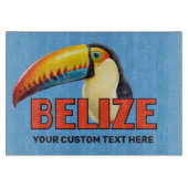 Aangepaste tekst BELIZE Toucan Snijplank (Voorkant)