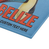Aangepaste tekst BELIZE Toucan Snijplank (Hoek)
