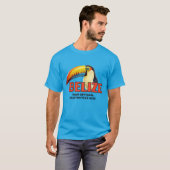 Aangepaste tekst BELIZE Toucan T-shirt (Voorkant volledig)