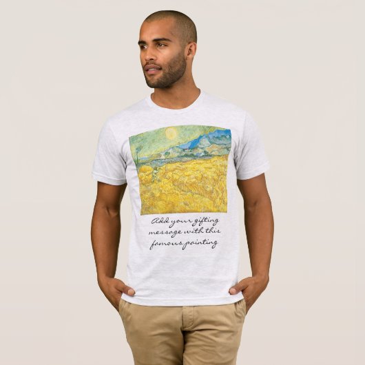Aangepaste tekst Bella+Canvas Mannen T-shirt met k (Voorkant volledig)