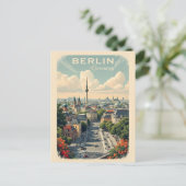 Aangepaste tekst Berlijn, Duitsland Briefkaart (Staand voorkant)