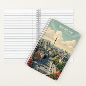 Aangepaste tekst Berlijn, Duitsland Notitieboek (Binnen)