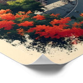 Aangepaste tekst Berlijn, Duitsland Poster (Hoek)