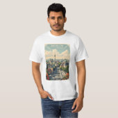 Aangepaste tekst Berlijn, Duitsland T-shirt (Voorkant volledig)