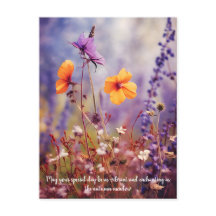 Aangepaste tekst betoverende weide in de herfst