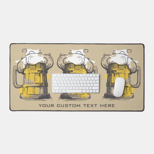 Aangepaste tekst Bier Bureaumat (Keyboard & Muis)