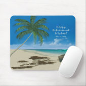 Aangepaste tekst bij afboeking Tropische Zand Beac Muismat (Met muis)