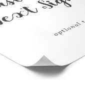 Aangepaste tekst bij lentepony Weddenschap Poster (Hoek)