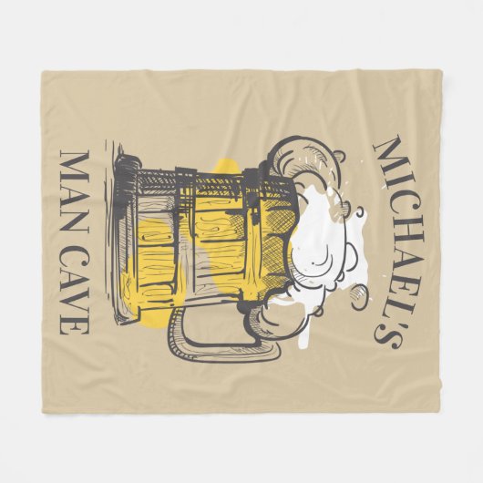 Aangepaste tekst Bijenisolatie Fleece Deken (Voorkant (Horizontaal))