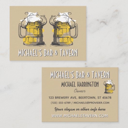 Aangepaste tekst Bijenisolatie Visitekaartje (Voorkant / Achterkant)