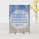 Aangepaste tekst Blauwe hemel die pagina's in snee Kaart (Gele Bloem)