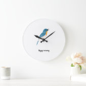 Aangepaste tekst Blue Bird Grote Klok (Huis)