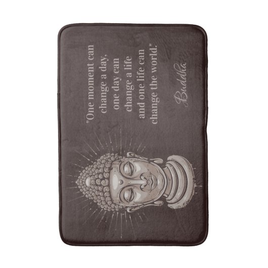 Aangepaste tekst Boeddha Citaat badmatten (Voorkant Verticaal)