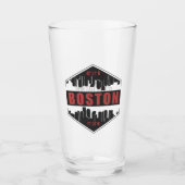 Aangepaste tekst Boston Massachusetts Glas (Voorkant)