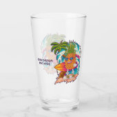 Aangepaste tekst boven ananas glas (Achterkant)