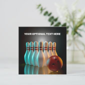 Aangepaste tekst Bowling Strike (Staand voorkant)