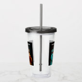 Aangepaste tekst Bowling Strike Acryl Drinkbeker (Rechts)