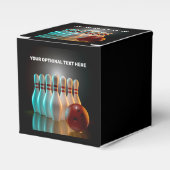 Aangepaste tekst Bowling Strike Bedankdoosjes (Voorkant Zijde)